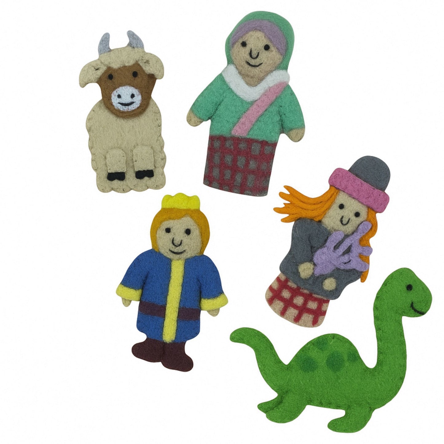 Scottish Icon Finger Puppet Set