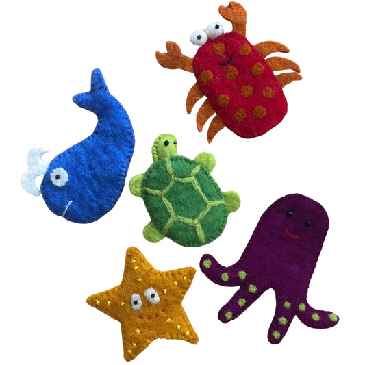 Ocean Finger Puppets