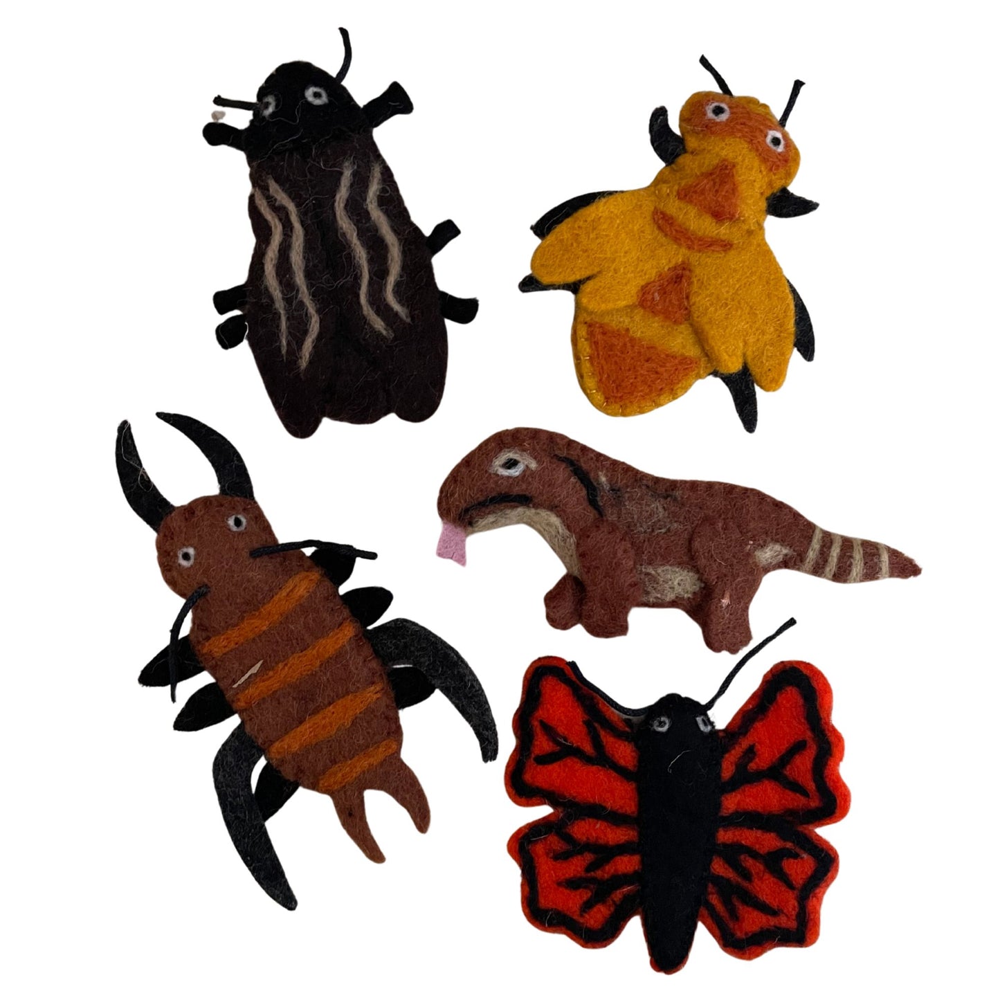 Aotearoa Critters Finger Puppets
