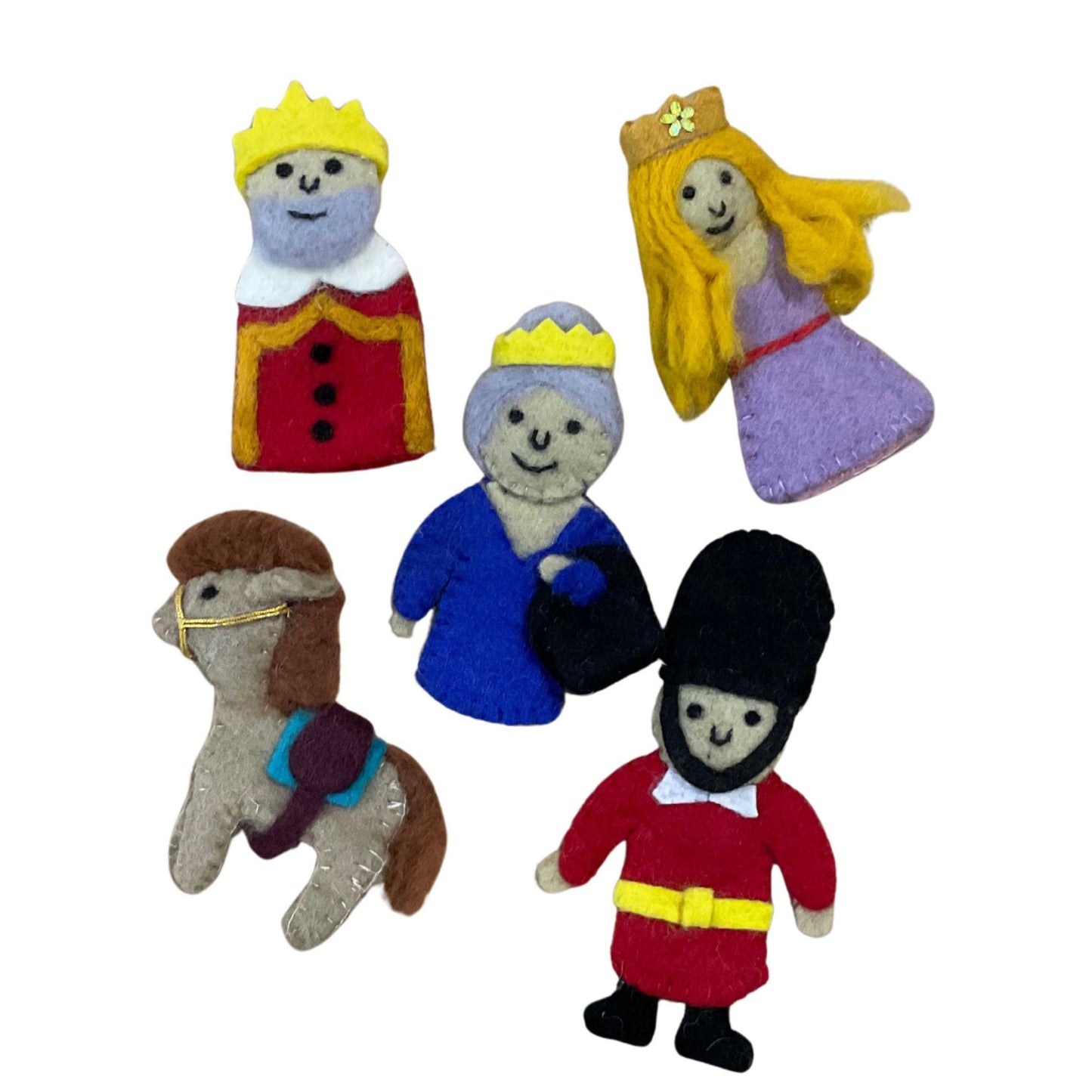 British Royals Finger Puppet Set